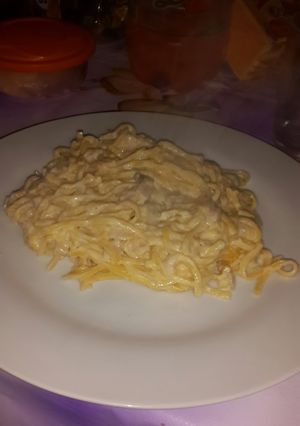 A picture of Pasta caruso.