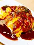 Fluffy Omurice with Demi-Glace Sauce