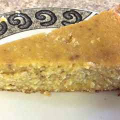 A picture of Pumpkin Cheese Cake On Cake.