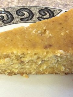 A picture of Pumpkin Cheese Cake On Cake.