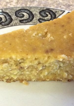 A picture of Pumpkin Cheese Cake On Cake.