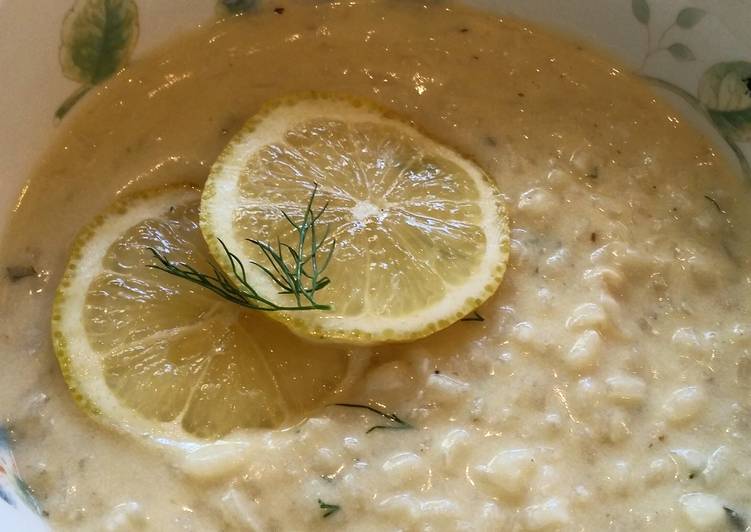 Recipe of Super Quick Homemade Lemon Chicken and Rice Soup