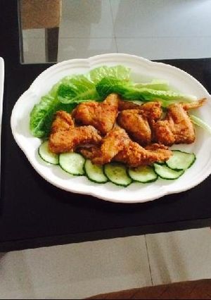 A picture of South African fried wings.