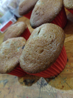 Una foto de Muffins de chocolate y vainilla😊
