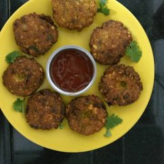 Chana dal vada A picture of Chana dal vada.