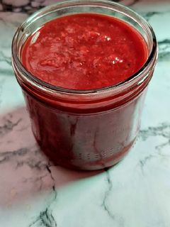 Una foto de Mermelada de frutilla saludable