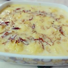 A picture of Rasmalai.