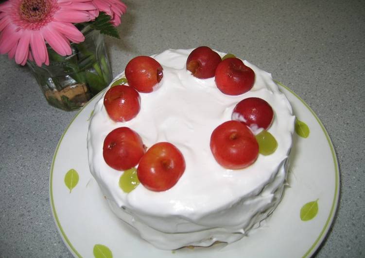 Recipe of Super Quick Homemade Egg &amp; Dairy-Free Decorated Cake