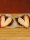Simple Heart-Shaped Strawberry Daifuku