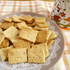 Okara Cookies Made with Pancake Mix A picture of Okara Cookies Made with Pancake Mix.
