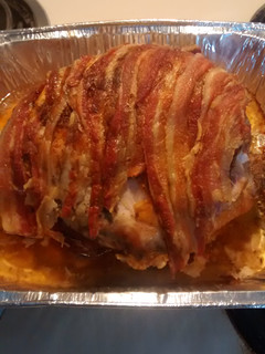 A picture of Bris Bacon Wrapped Turkey Breast.
