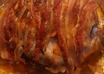 Easiest Way to Cook Tasty Bris Bacon Wrapped Turkey Breast