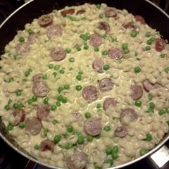 A picture of Sausage Alfredo.