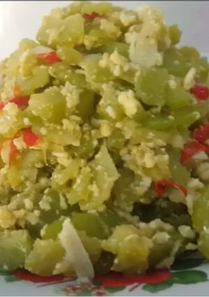 Foto resep Pare tumis telur