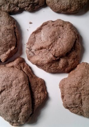 A picture of Chocolate Meringue Drop Cookies.