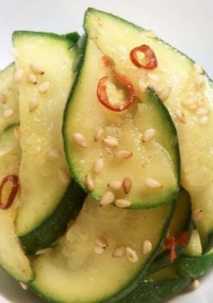 A picture of Easy Zucchini Namul.