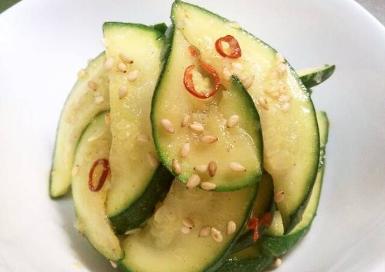 Easy Zucchini Namul