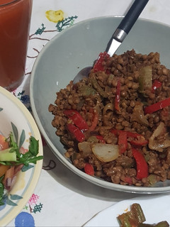 Una foto de Relleno vegano de burritos