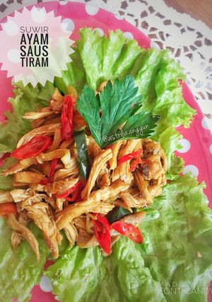 Foto resep Suwir ayam saus tiram
