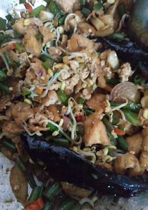 Foto resep Oseng putut, tahu dan capar