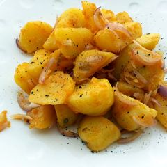 A picture of Potato Salad With Spicy Buttery Flavour.