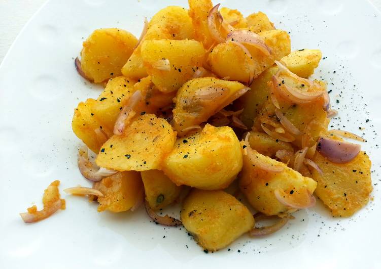 Easiest Way to Prepare Quick Potato Salad With Spicy Buttery Flavour