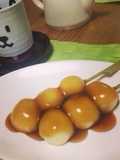 Mitarashi Dango with Shiratamako & Silken Tofu