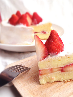 草莓鮮奶油蛋糕 Strawberry cream cake 的食譜成品照片