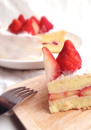 草莓鮮奶油蛋糕 Strawberry cream cake 的食譜成品照片