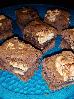 Una foto de Brownies chocolatosos