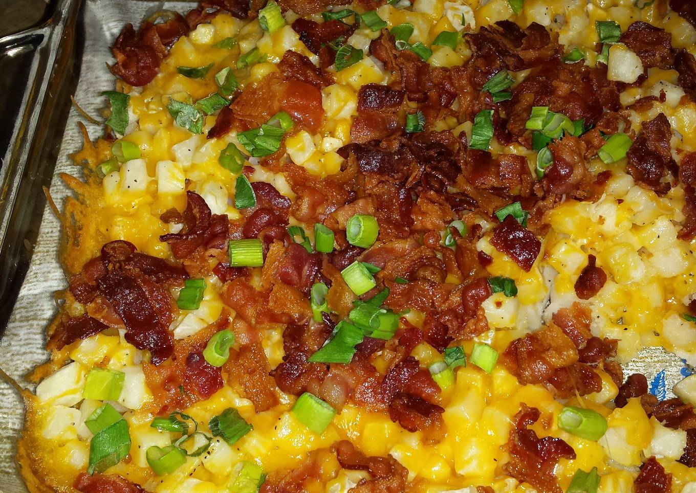 Easy loaded potato casarole