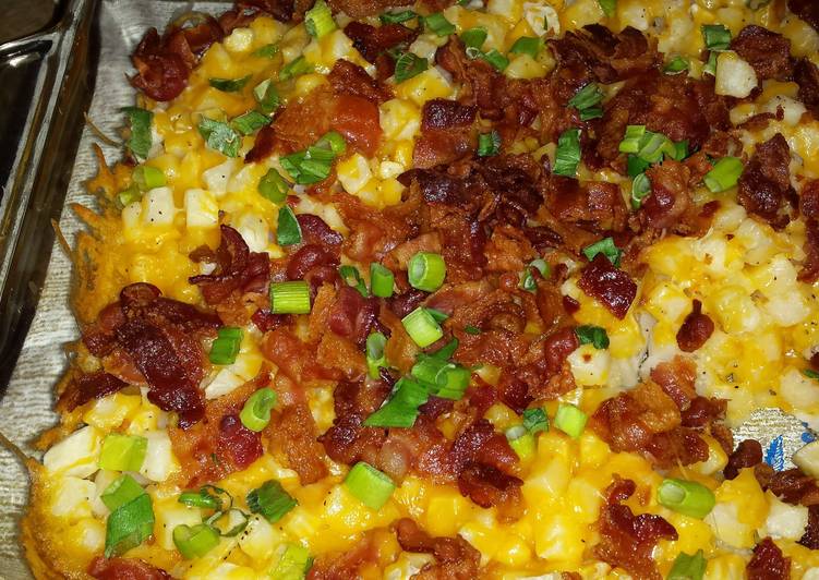 Recipe of Any-night-of-the-week Easy loaded potato casarole