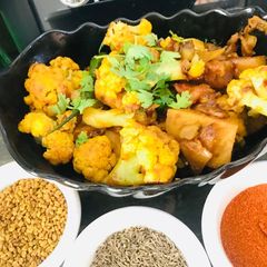 A picture of 3 spices gobhi aalo.