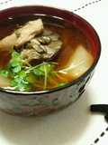 Turnip and Maitake Miso Soup