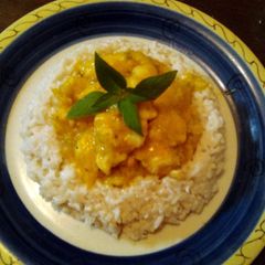 A picture of Amy's Ginger Fruity Curry with coconut Rice ..