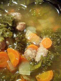 A picture of Kale and Turkey sausage Stew.