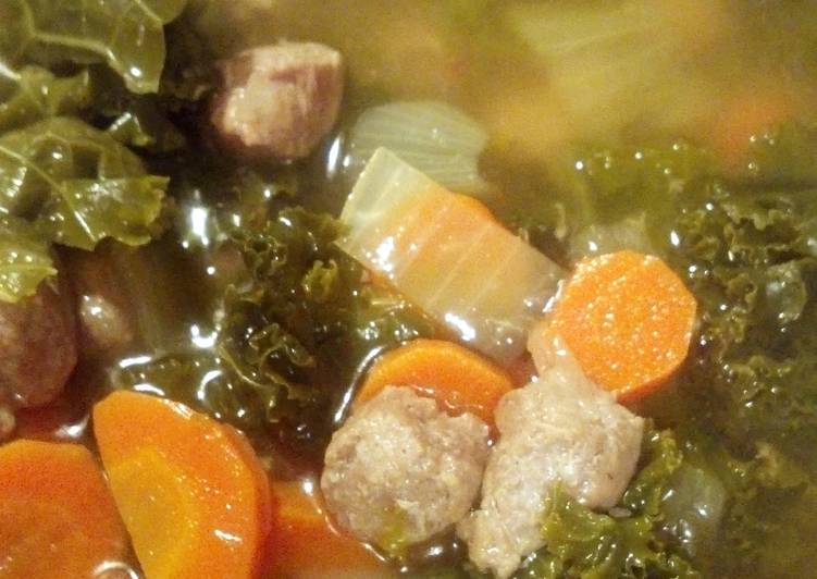 Kale and Turkey sausage Stew