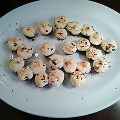A picture of Orange Cream Mousse Cookie Cups.