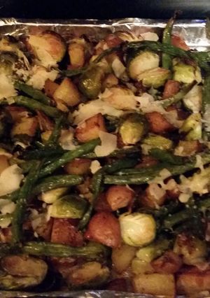 A picture of Roasted Vegetable Medly.