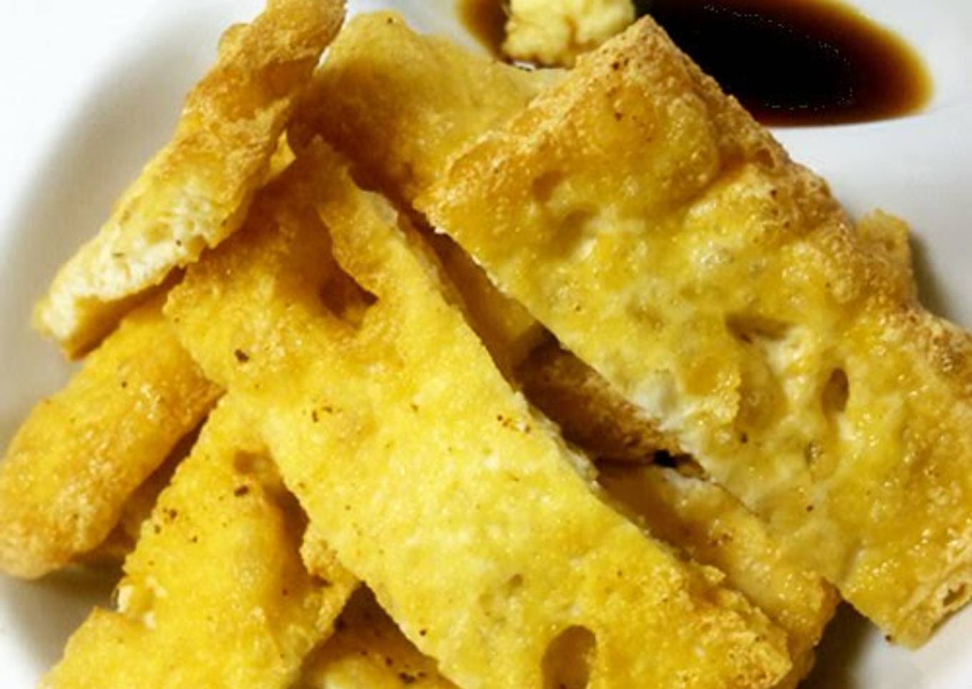 Homemade Fried Firm Tofu