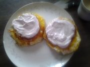 A picture of raspberry yogurt