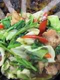 Pan-fried Chicken & Cabbage + 3 Other Veggies