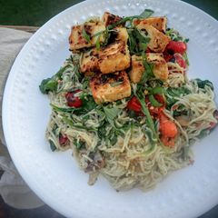 Crispy Coconut Tofu A picture of Crispy Coconut Tofu.
