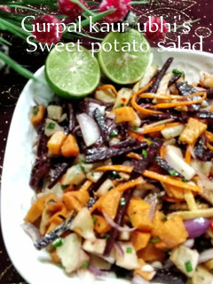 A picture of Sweet potato salad 🥗.