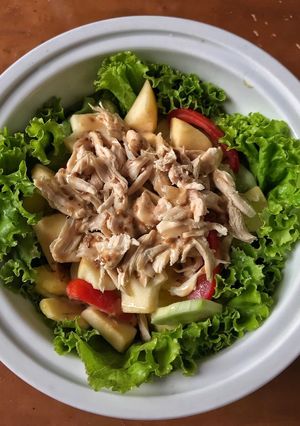 Hình của món Salad gà xé.