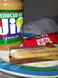 peanut butter kit kat sandwich