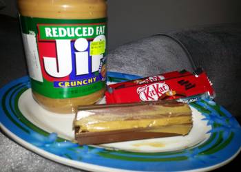 How to Make Appetizing peanut butter kit kat  sandwich