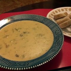 Broccoli Cheese Soup A picture of Broccoli Cheese Soup.