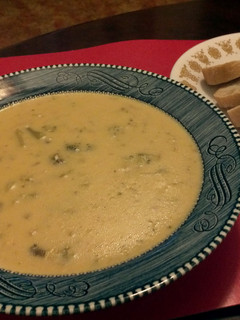 A picture of Broccoli Cheese Soup.