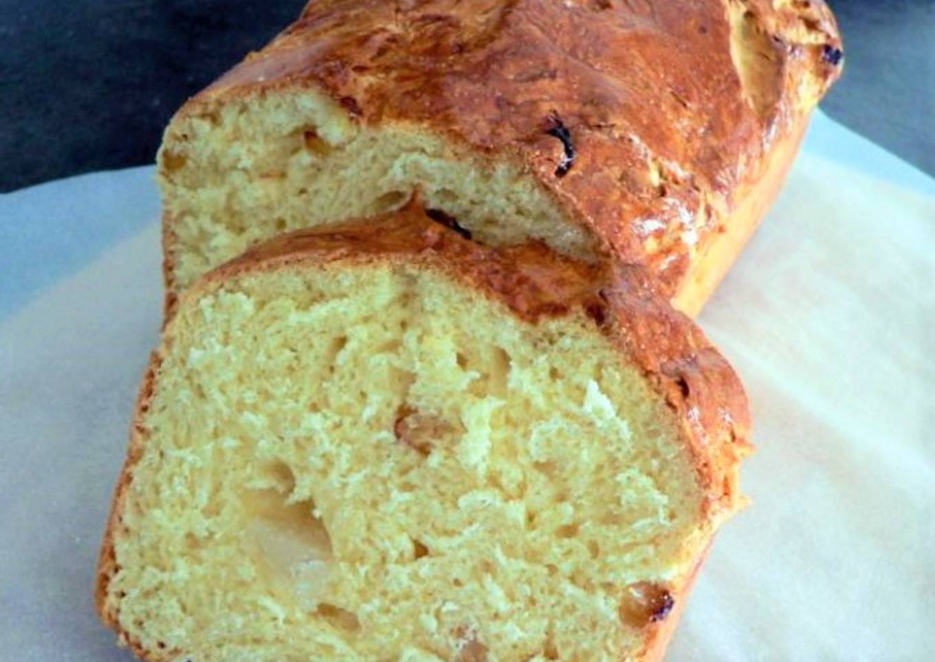 Cramique aux raisins et au sucre
